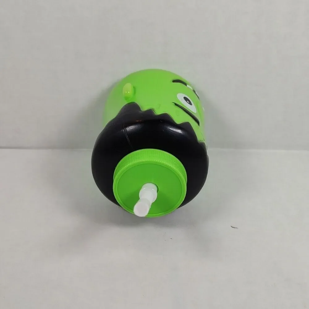 Frankenstein Sippy Cup Tumbler Screw-On Lid Straw Holiday Seasonal Party Favor